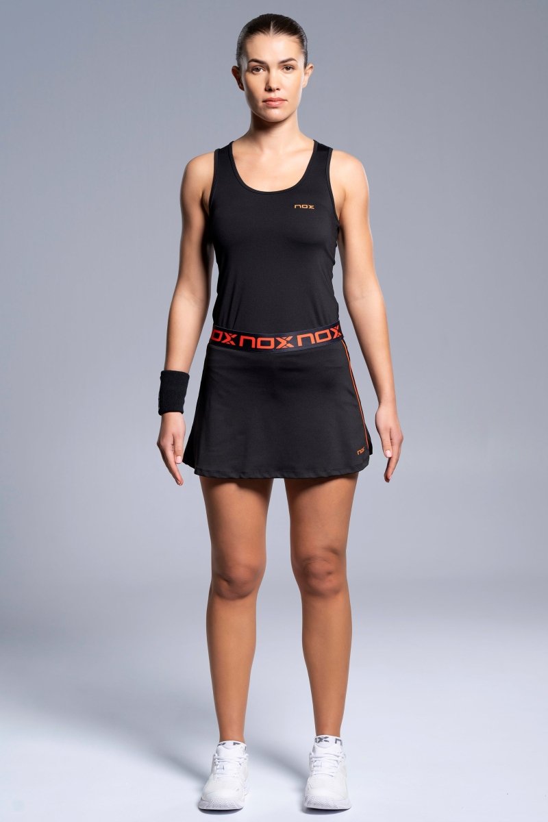 Camiseta Tirantes Mujer TEAM Negro - NOXmujerCamisetas