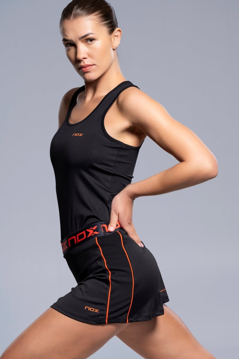 Camiseta Tirantes Mujer TEAM Negro - NOXmujerCamisetas