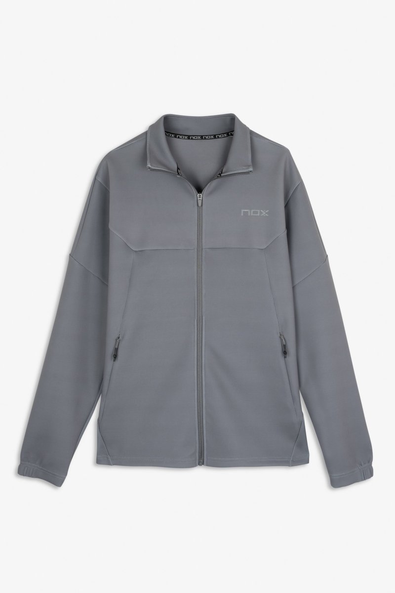 Chaqueta Deportiva hombre TEAM gris luna - NOXchaqueta deportivaChaqueta deportiva