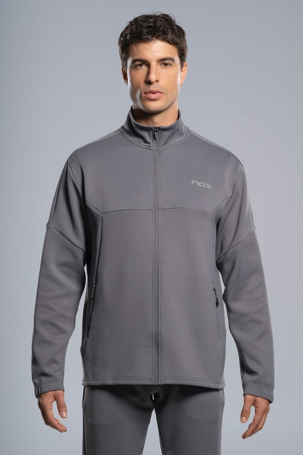 Chaqueta Deportiva hombre TEAM gris luna - NOXchaqueta deportivaChaqueta deportiva
