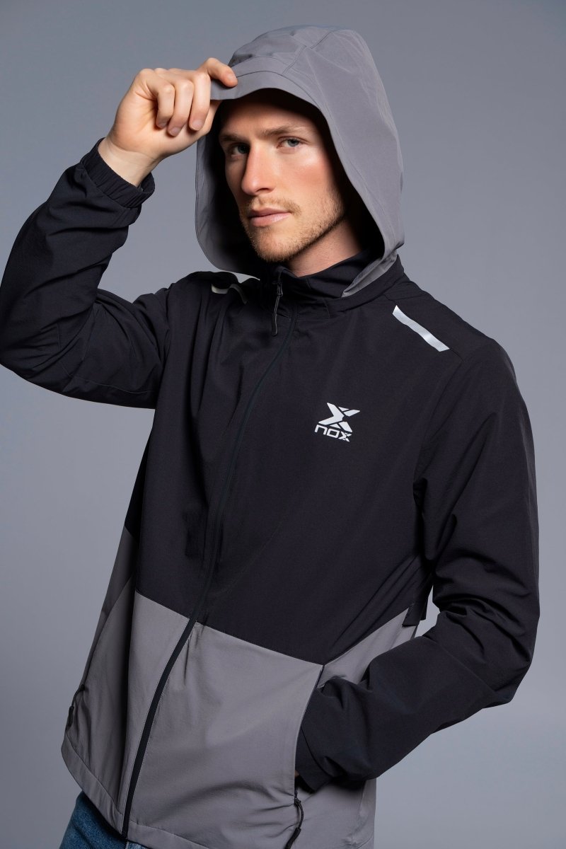 Cortavientos Hombre Black/Dark Grey - NOXcortavientosCortavientos