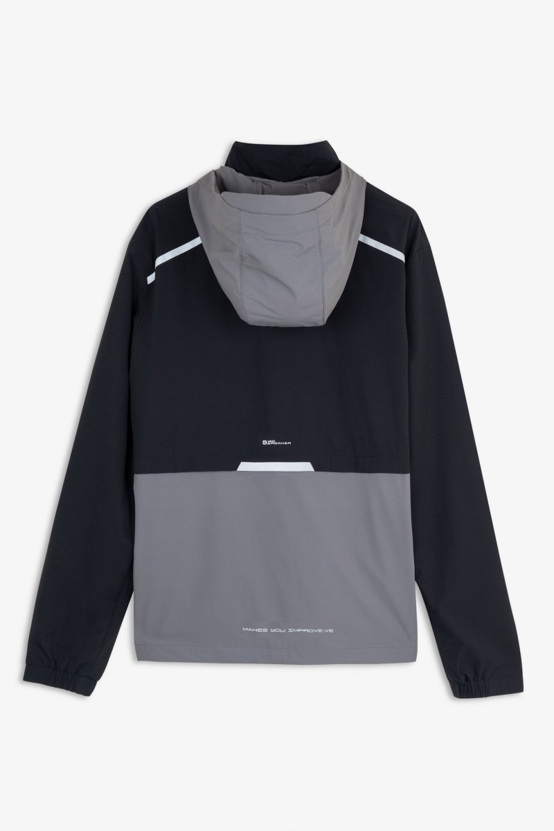 Cortavientos Hombre Black/Dark Grey - NOXcortavientosCortavientos