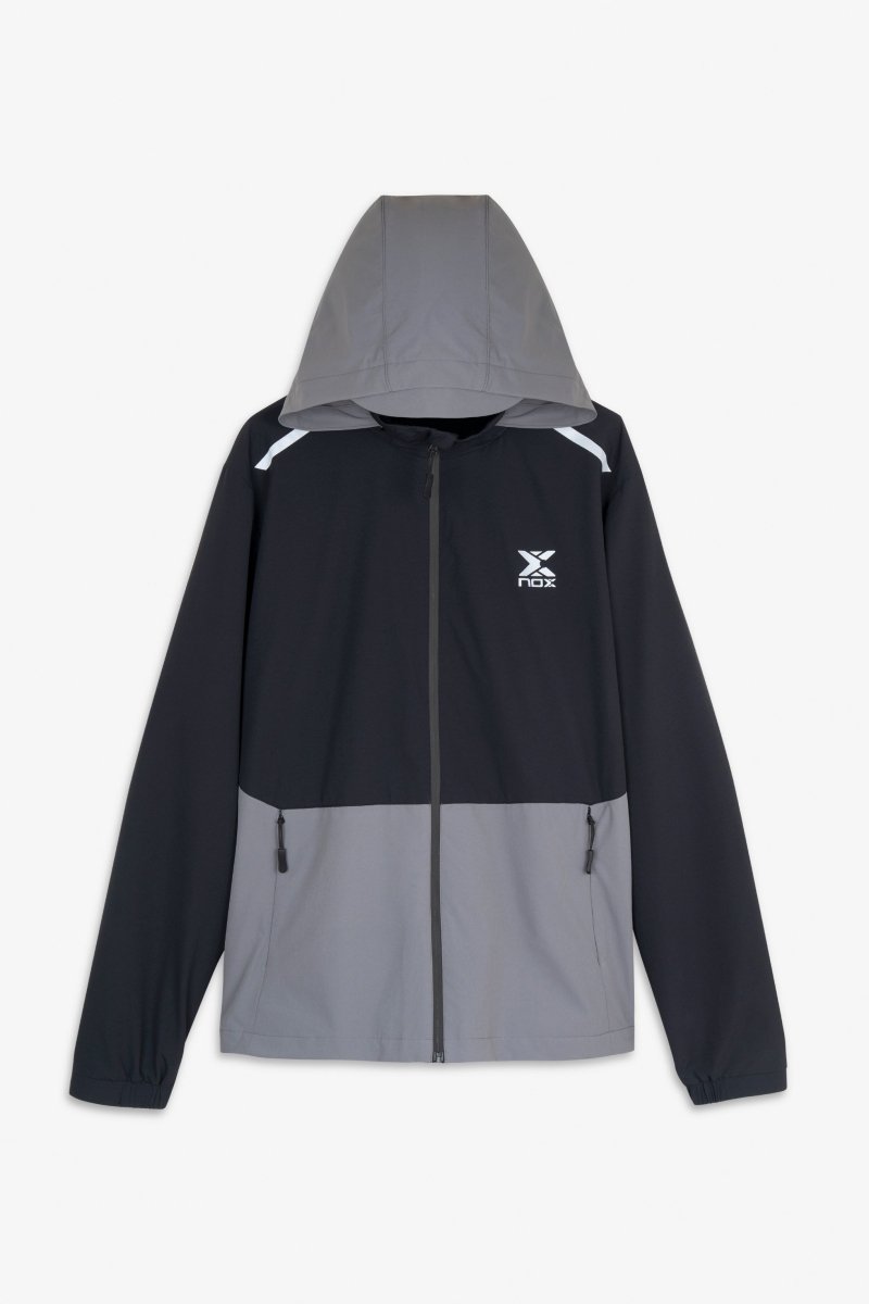 Cortavientos Hombre Black/Dark Grey - NOXcortavientosCortavientos