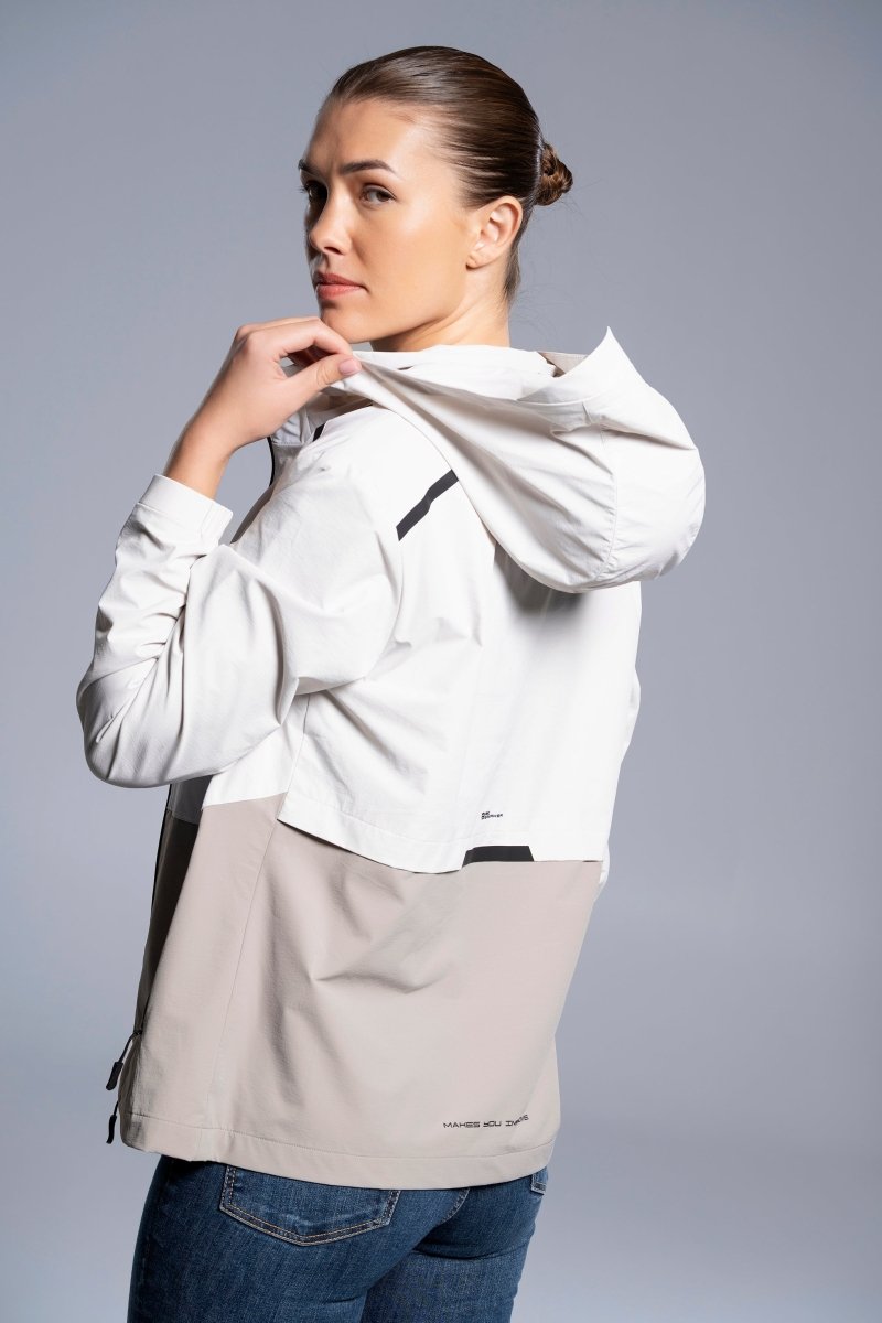 Cortavientos Mujer White Cloud/Cobblestone - NOXcortavientosCortavientos