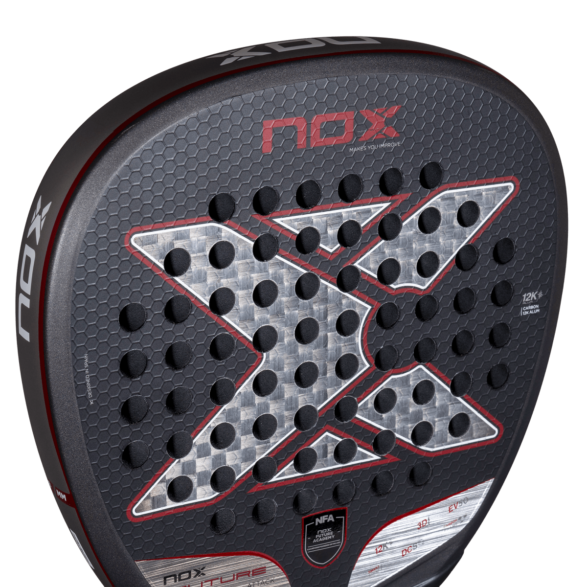 NOX Future Attack 12K Alum | NFA Series Padel Racket