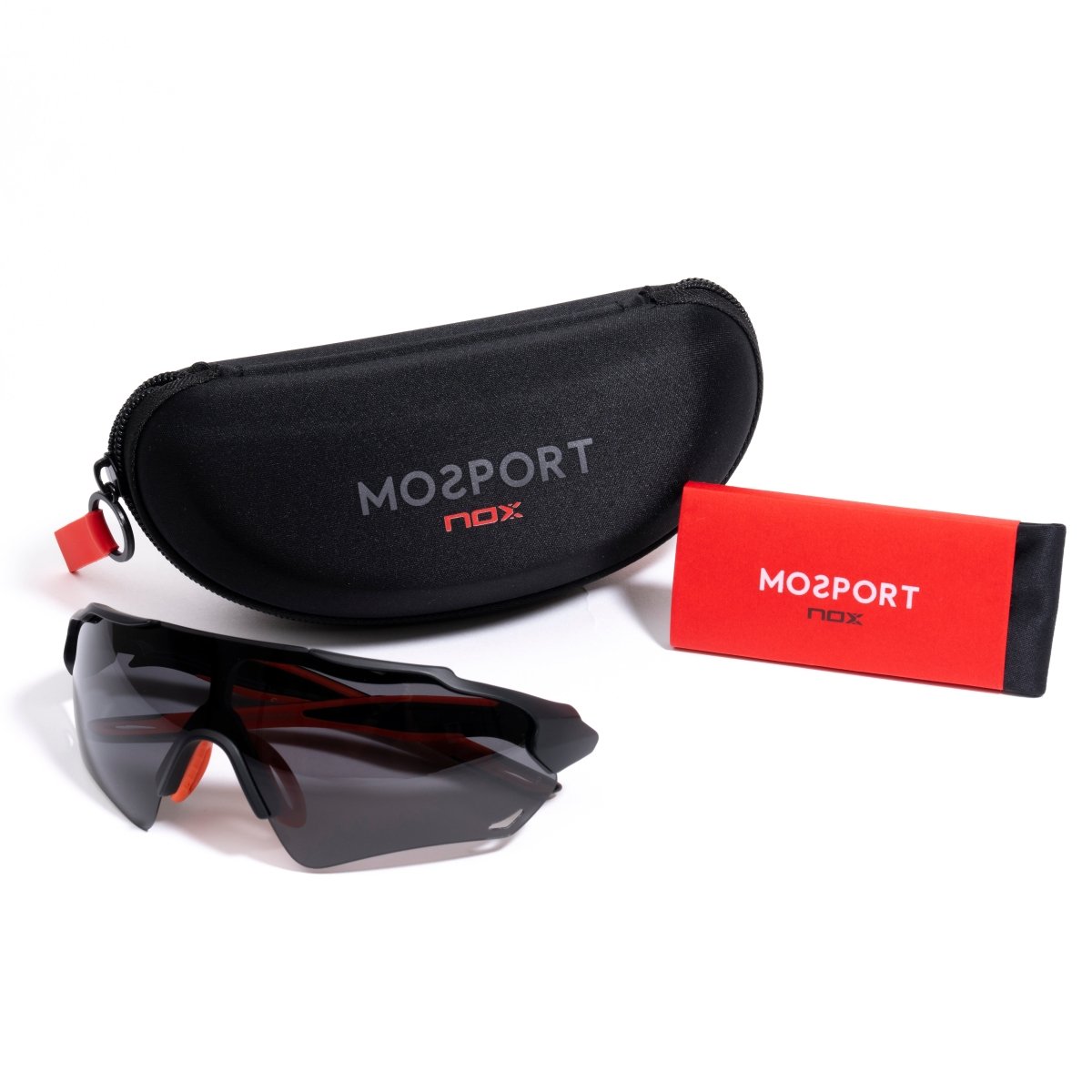 Gafas Deportivas NOX/MO COPPI Nerbo Negro/Rojo - NOXAccesorios NOX para pádel y tenisGafas Deportivas
