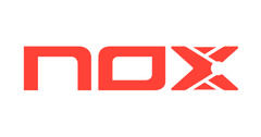 Logo oficial de NOX, marca especializada en pádel y deportes de raqueta como beach tennis y pickleball.