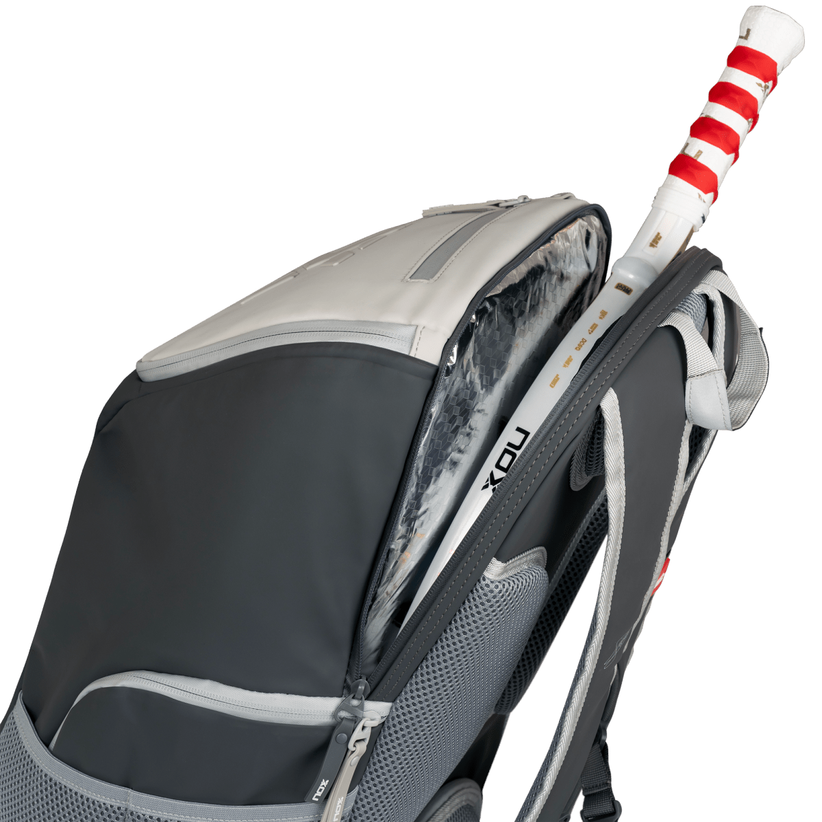 Mochila Beach LUXURY NG17 Black/White by Nico Gianotti - NOXMochilas Beach Tennis