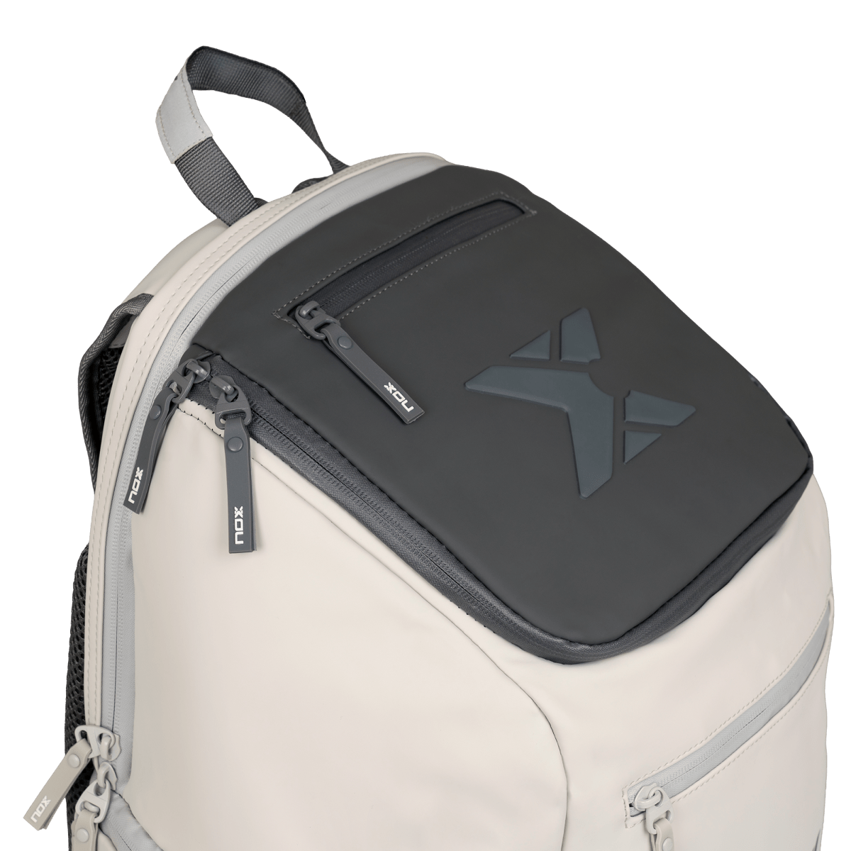 Mochila Beach LUXURY NG17 White/Black by Nico Gianotti - NOXMochilas Beach Tennis