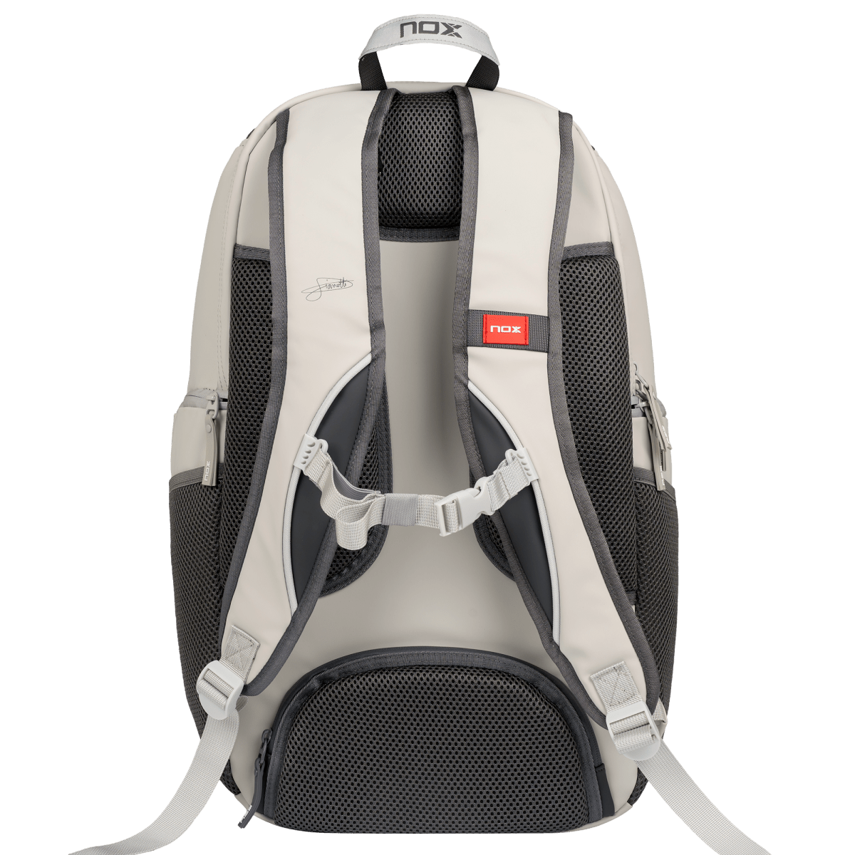 Mochila Beach LUXURY NG17 White/Black by Nico Gianotti - NOXMochilas Beach Tennis