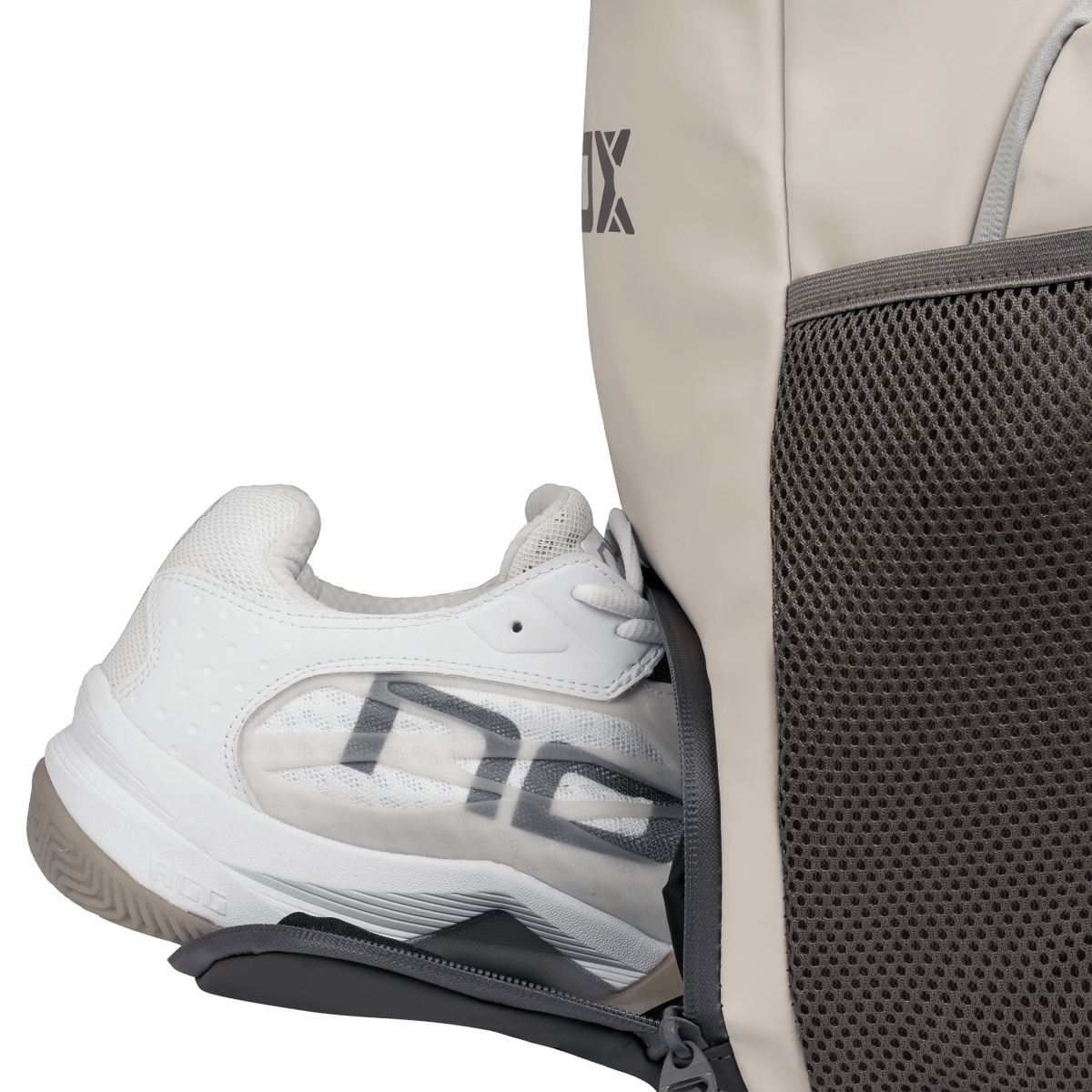Mochila Beach LUXURY NG17 White/Black by Nico Gianotti - NOXMochilas Beach Tennis