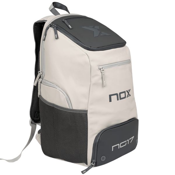 Mochila Beach LUXURY NG17 White/Black by Nico Gianotti - NOXMochilas Beach Tennis