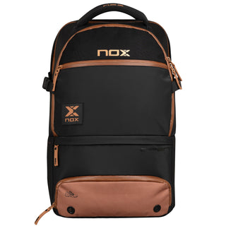 MOCHILA LUXURY OPEN SERIES NEGRO/MARRON - NOX