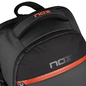 MOCHILA LUXURY OPEN SERIES NEGRO/ROJO - NOX