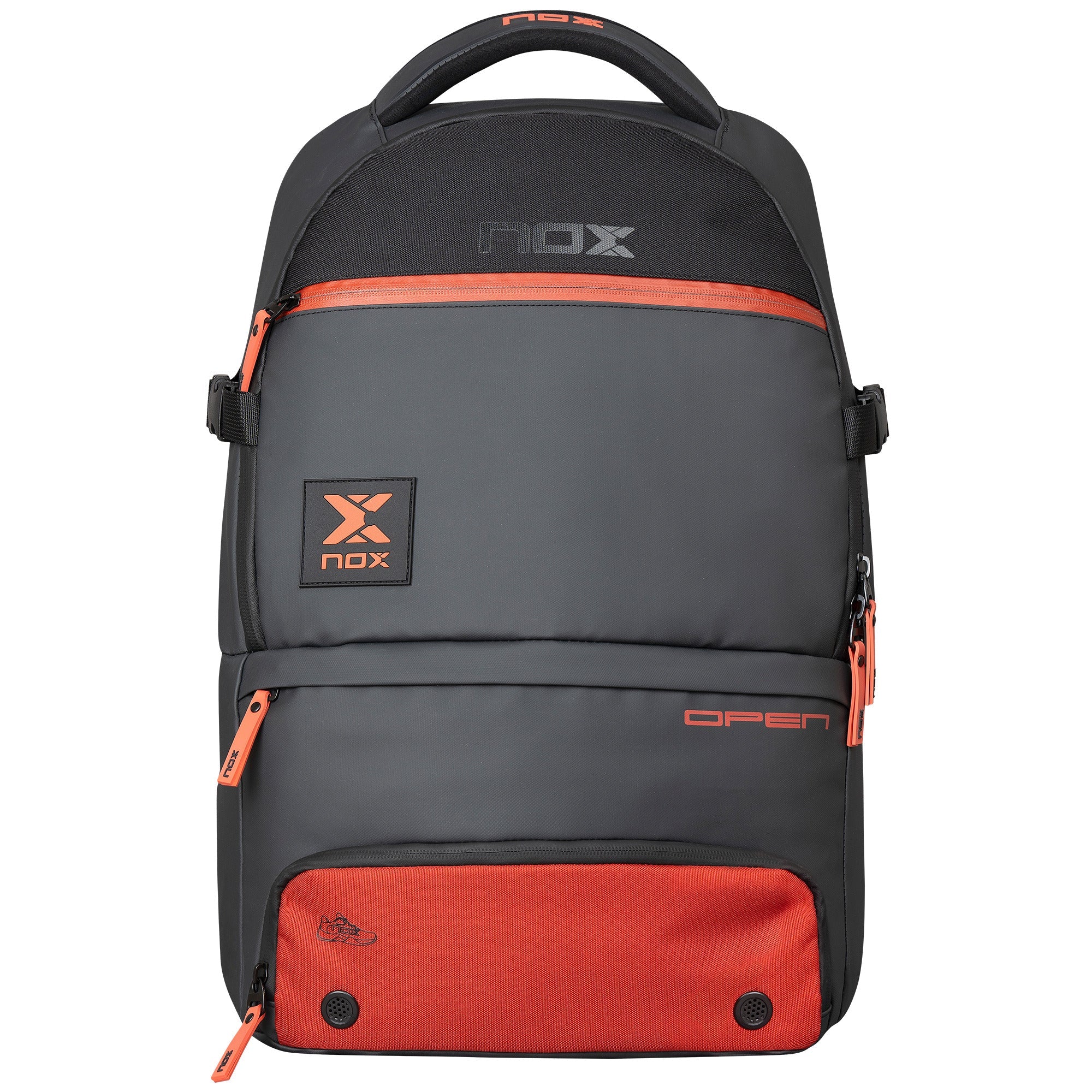 SAC Ã DOS LUXE SÃRIE OUVERTE NOIR/ROUGE