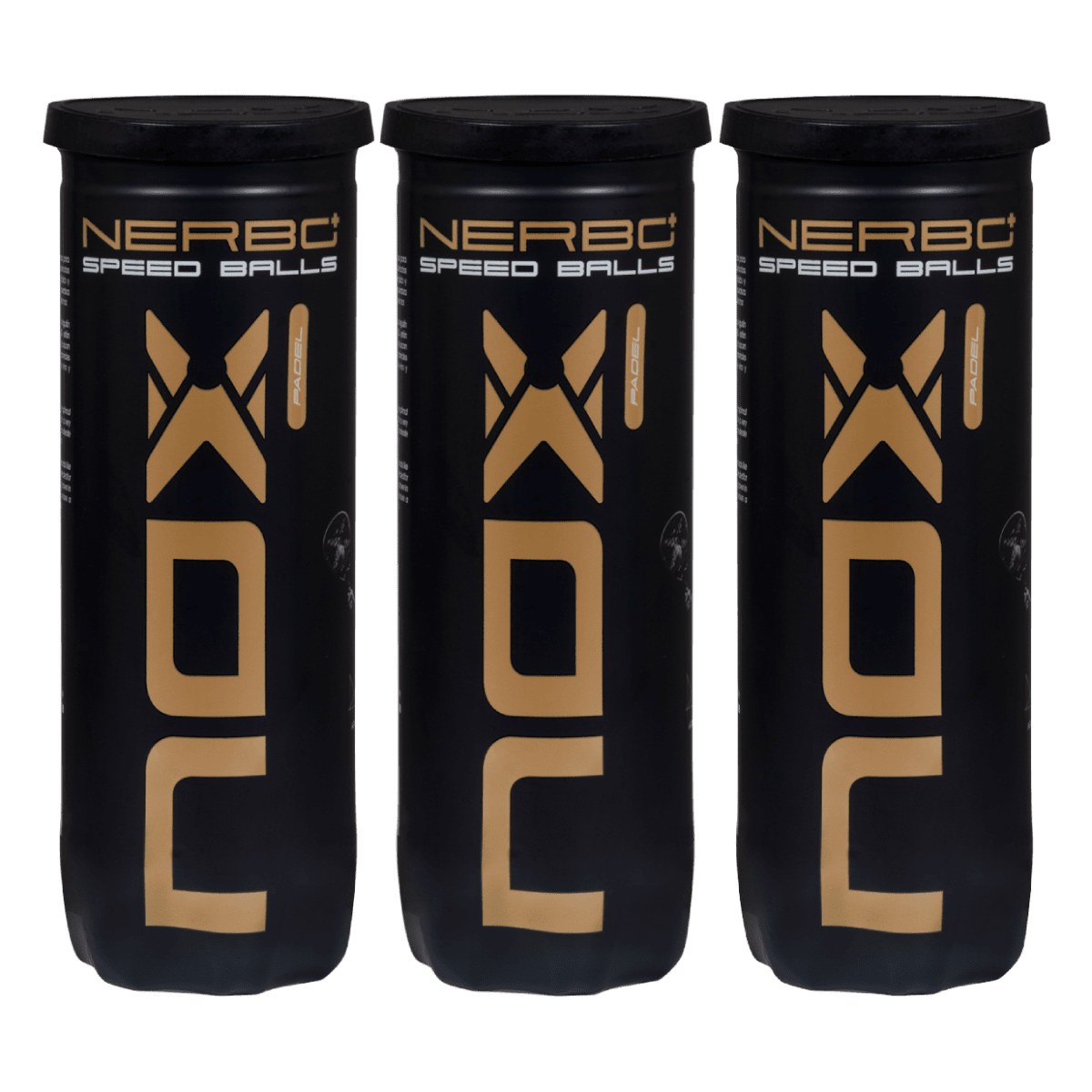 Pack 3 Botes de pelotas NERBO+ SPEED - NOXBolas
