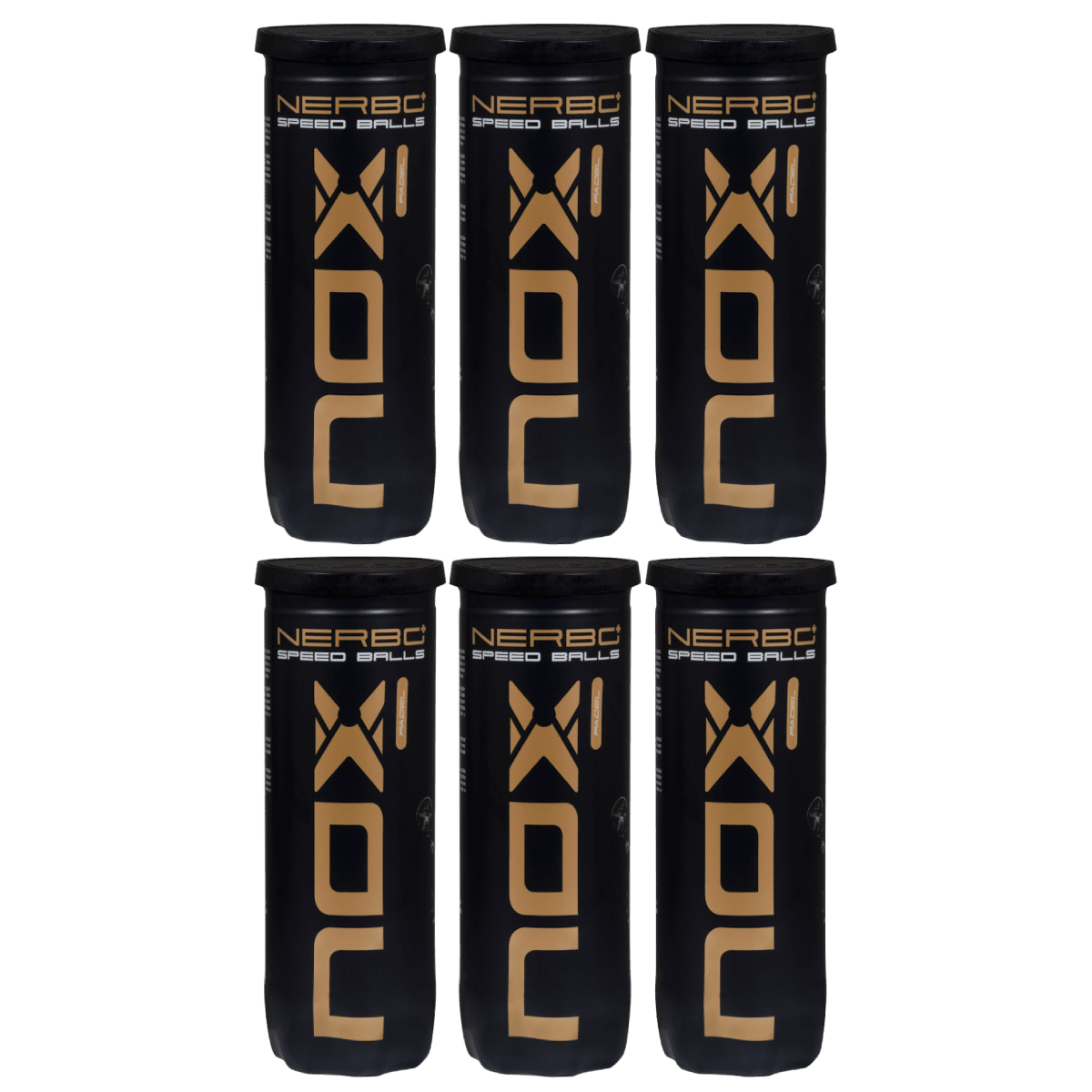 Pack 6 Botes de pelotas NERBO+ SPEED - NOXBolas