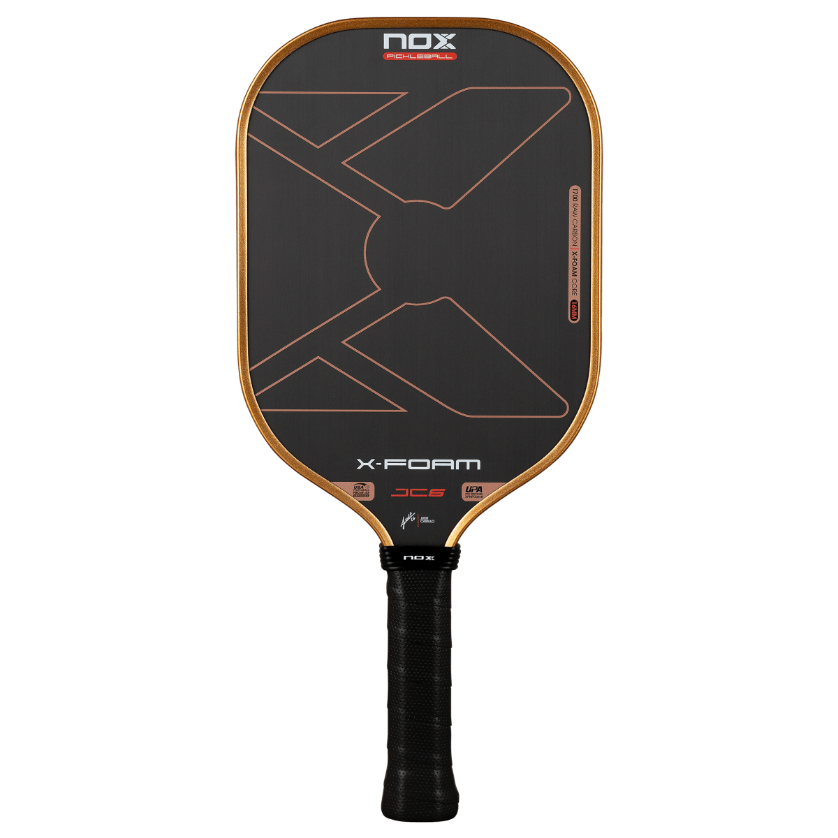 NOX X-FOAM JC6 16 mm Pickleball Paddle | Collab. Judit Castillo NOX X-FOAM JC6 16 mm Pickleball Paddle | Collab. Judit Castillo