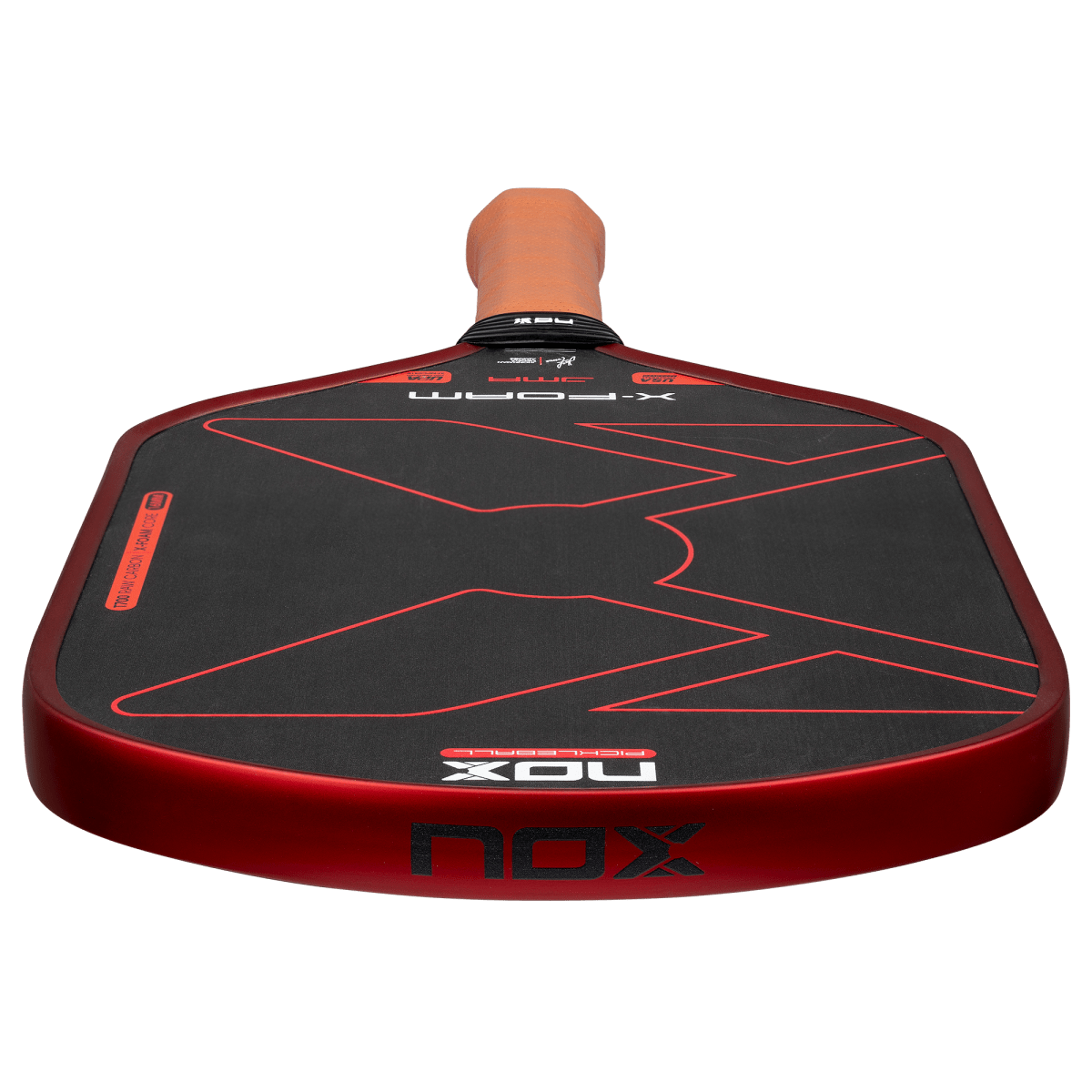Pala De Pickleball De Fibra De Carbono Sin Bordes Y Con Pala De Pickleball De Fibra De Carbono Sin Bordes Y Con