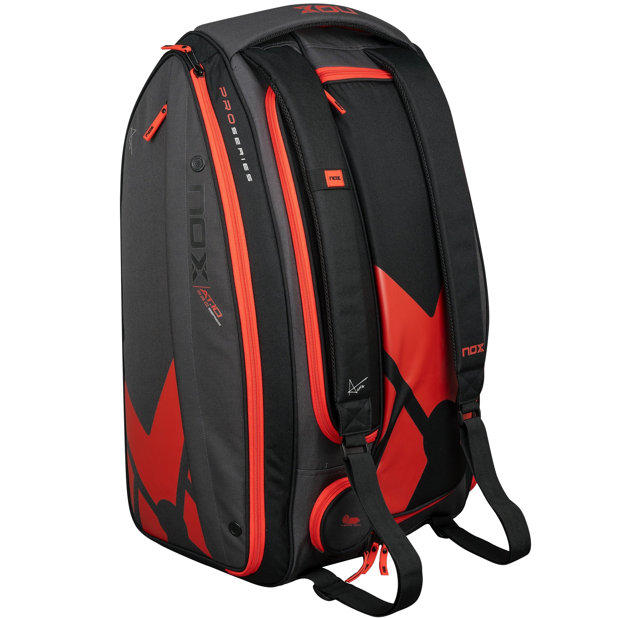 Padel Rack Bag Competition AT10 XXL 2024 Black/Red – NOX