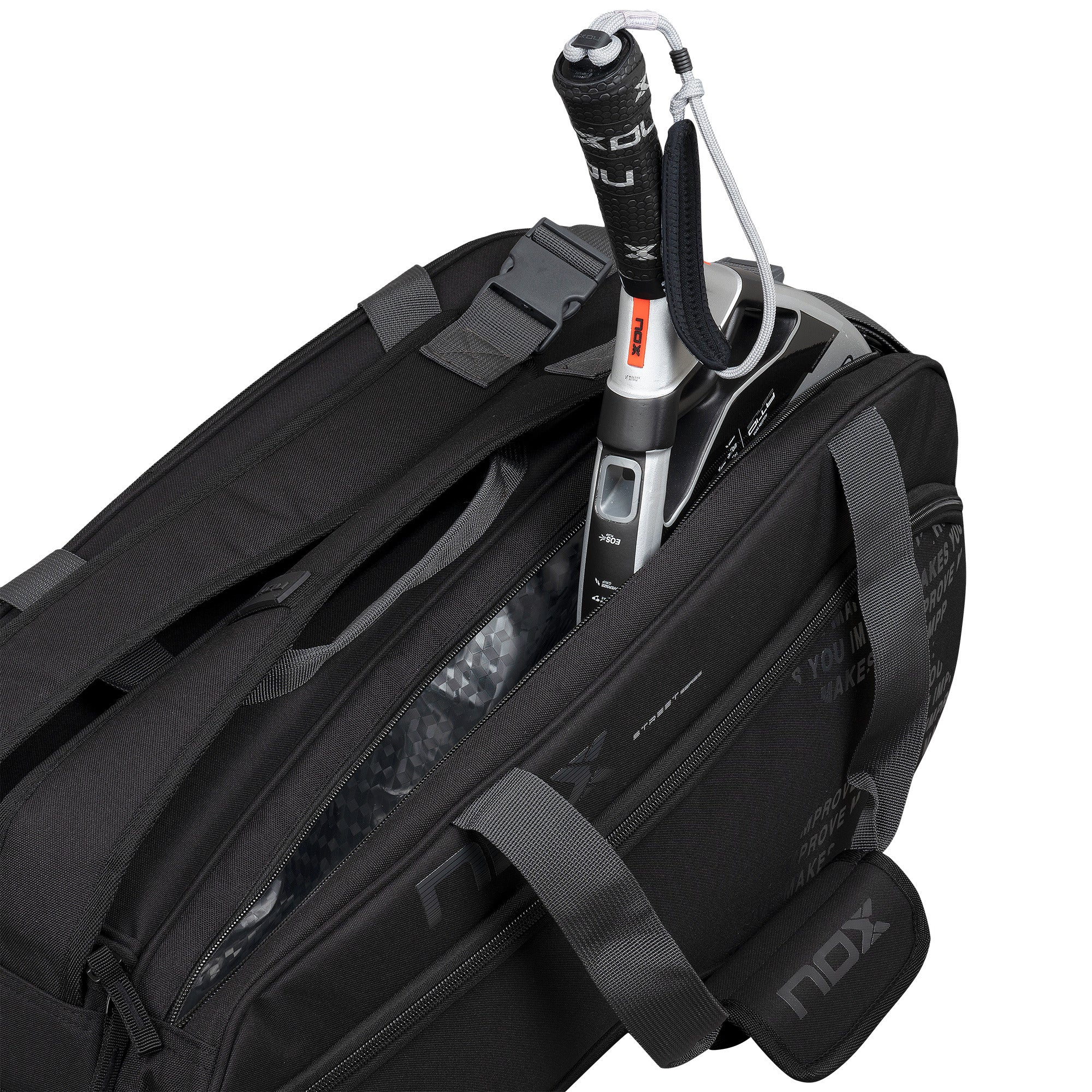 Padel RACKET BAG STREET Series Black/Grey – NOX