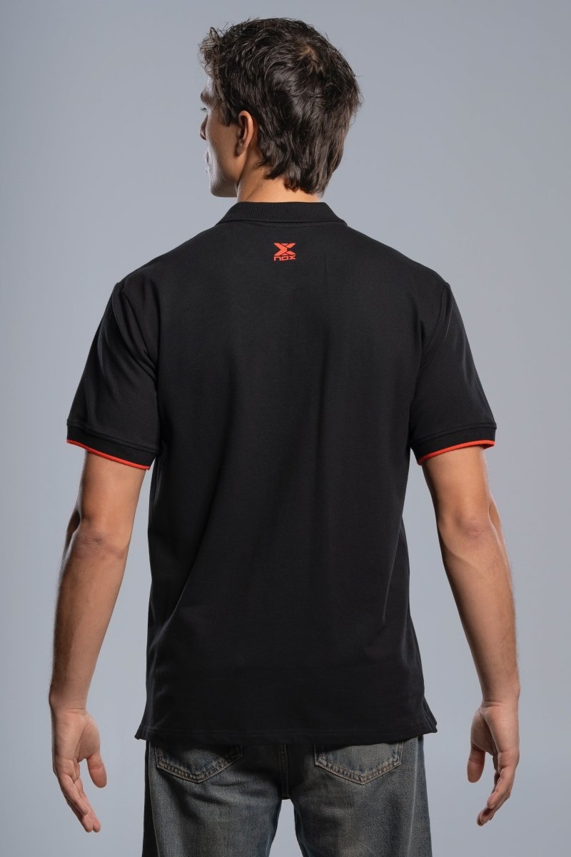 Polo CORP negro para hombre - NOXhombrePolo