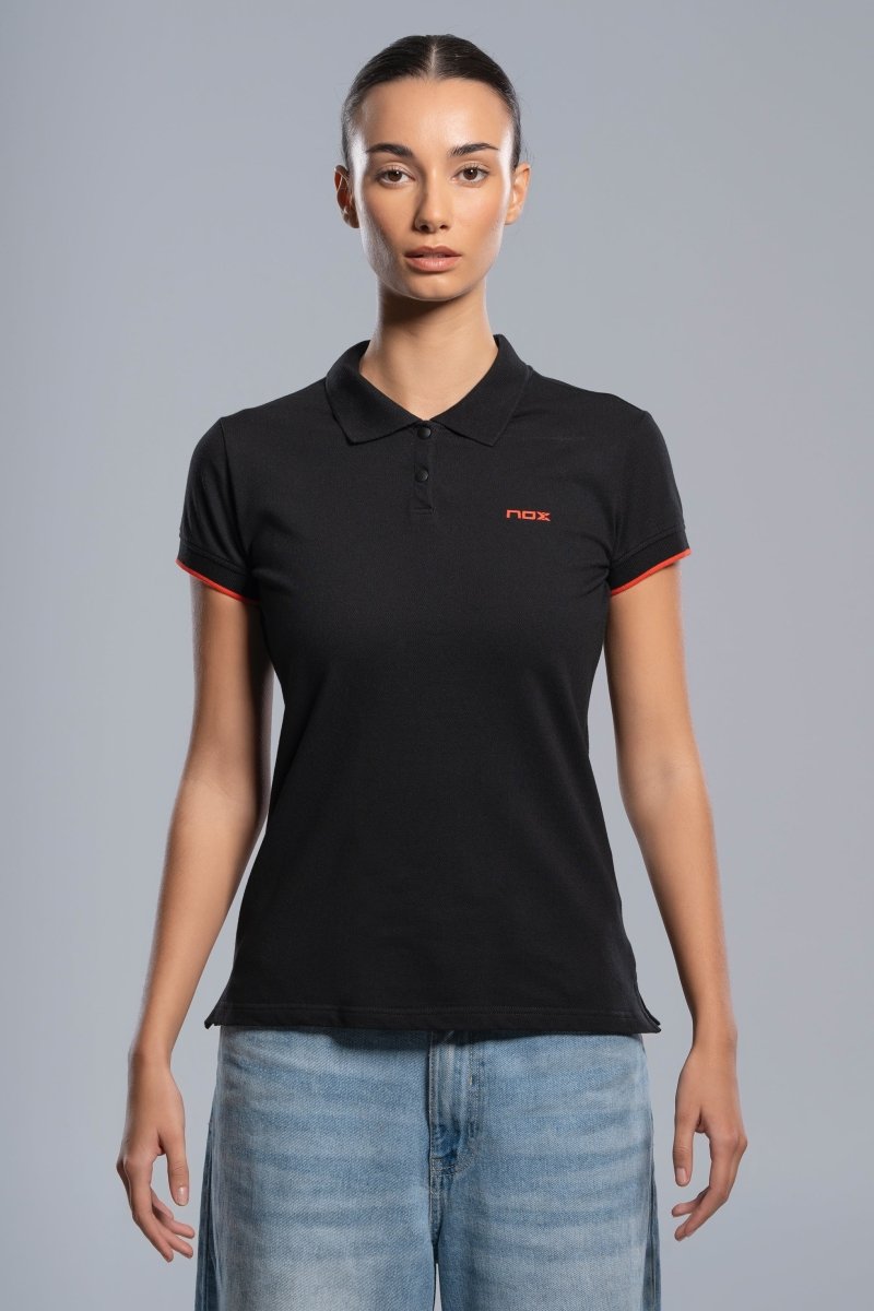 Polo CORP negro para mujer - NOXmujerPolo