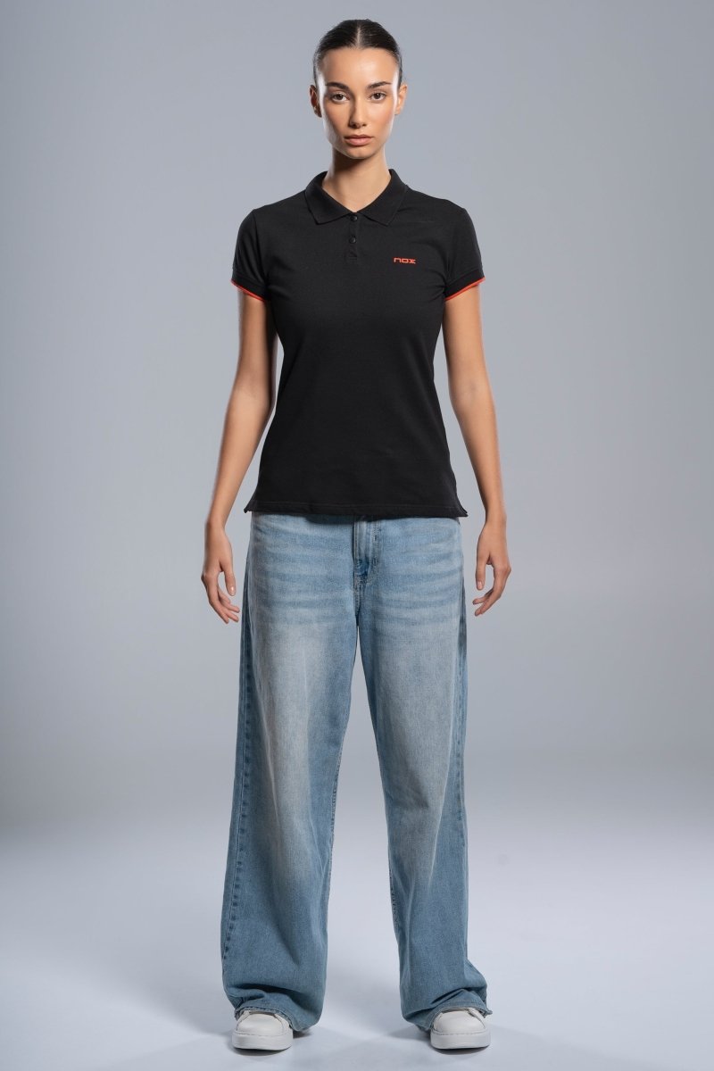 Polo CORP negro para mujer - NOXmujerPolo