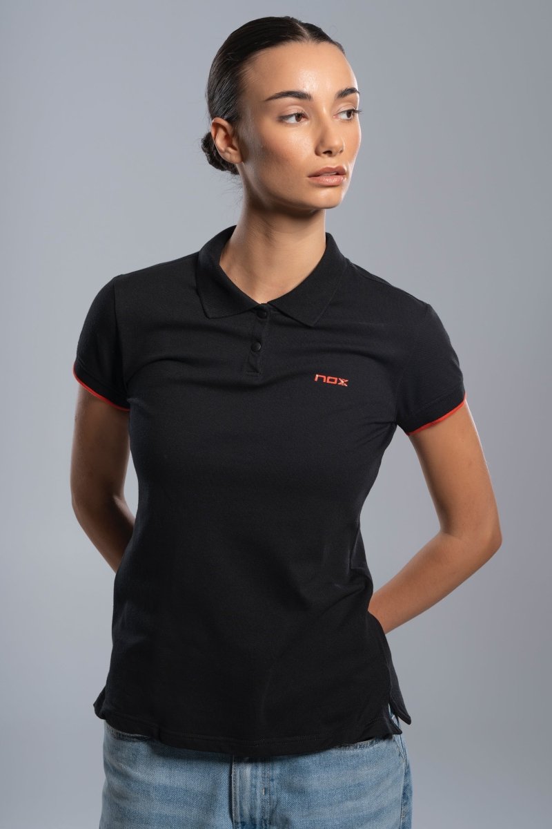 Polo CORP negro para mujer - NOXmujerPolo