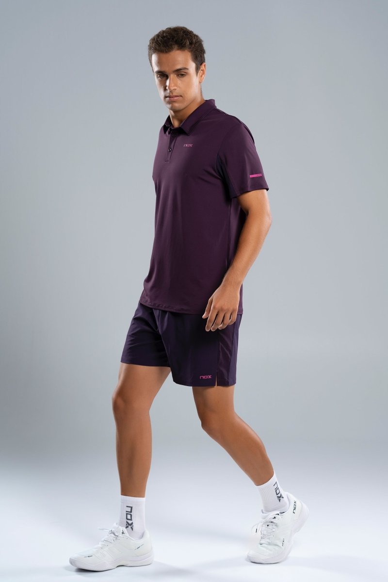 Polo Hombre PRO Deep Purple - NOXfw25Polo