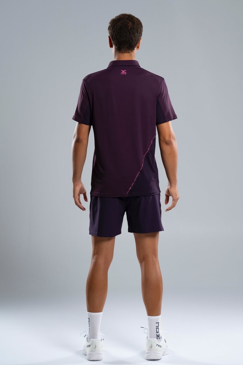 Polo Hombre PRO Deep Purple - NOXfw25Polo