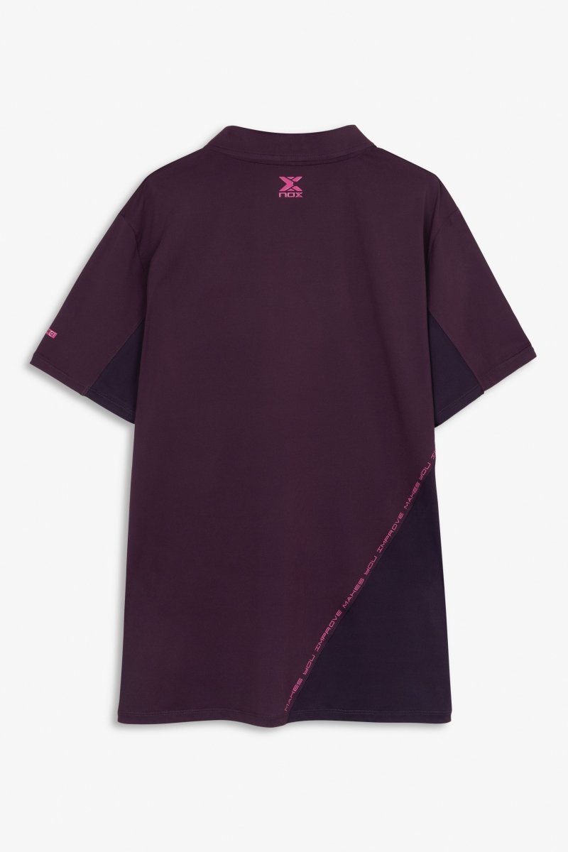 Polo Hombre PRO Deep Purple - NOXfw25Polo