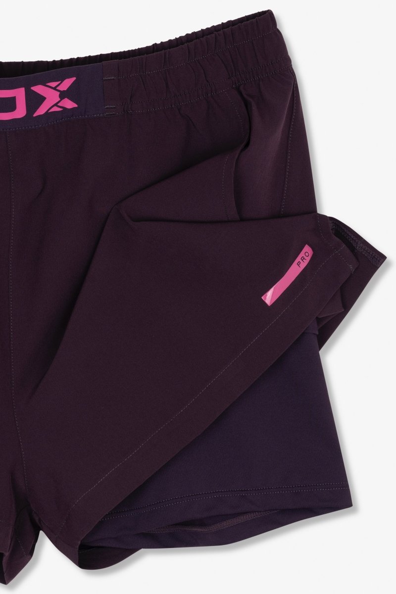 Short Deportivo Mujer PRO Deep Purple - NOXfw25Shorts
