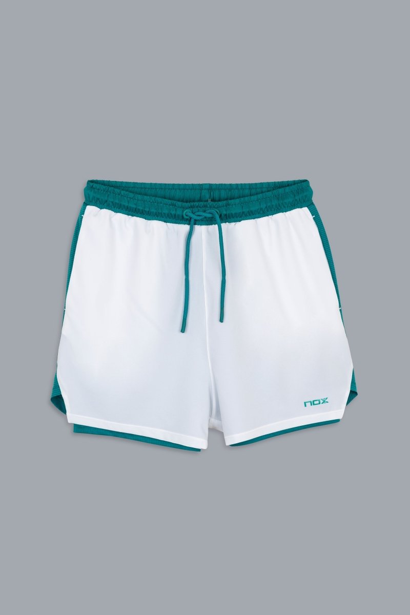 Short Hombre PRO White/Ivy Green - NOXhombreShorts