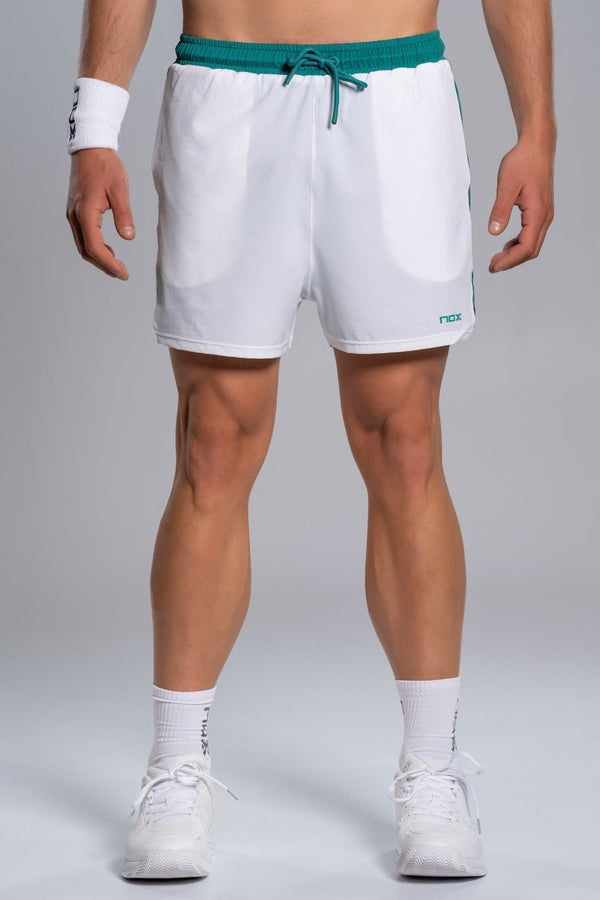 Short Hombre PRO White/Ivy Green - NOXhombreShorts