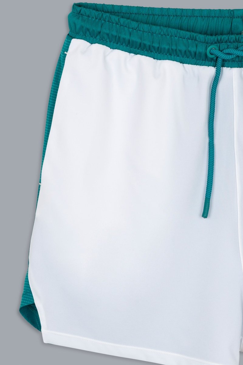Short Hombre PRO White/Ivy Green - NOXhombreShorts