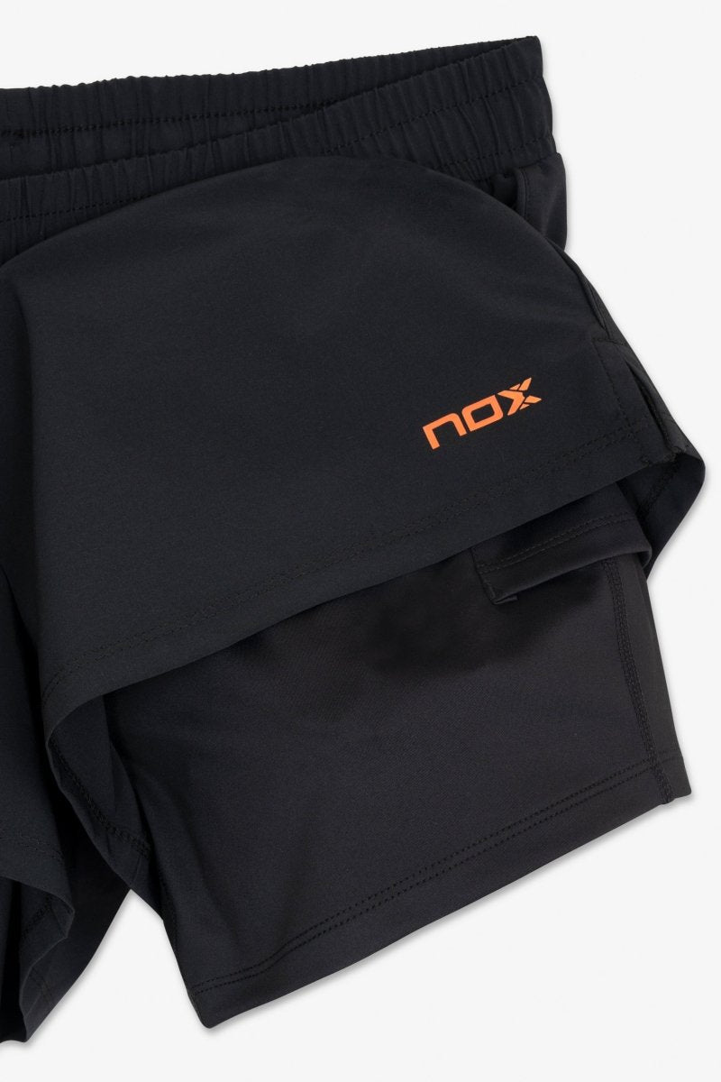 Short Mujer TEAM Negro - NOXmujerShorts