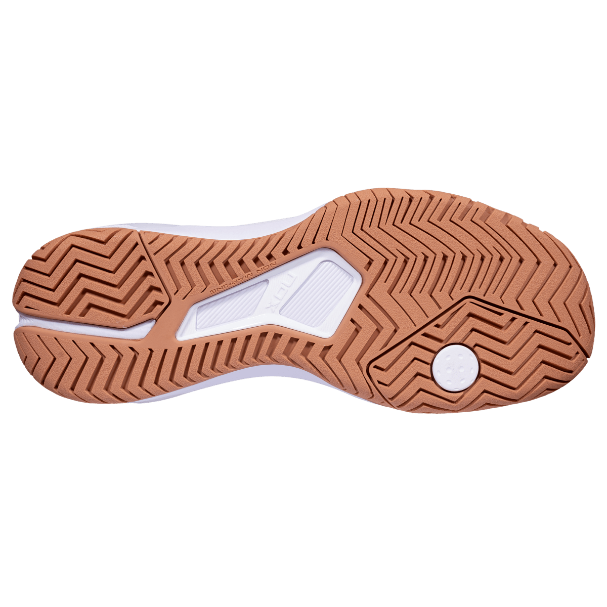 Zapatilla de Pickleball LUX HEXA White/Gum Rubber - NOXZapatillas Pickleball