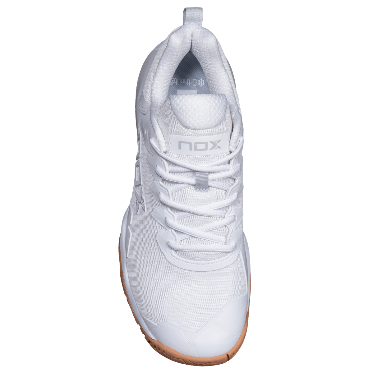 Zapatilla de Pickleball LUX HEXA White/Gum Rubber - NOXZapatillas Pickleball