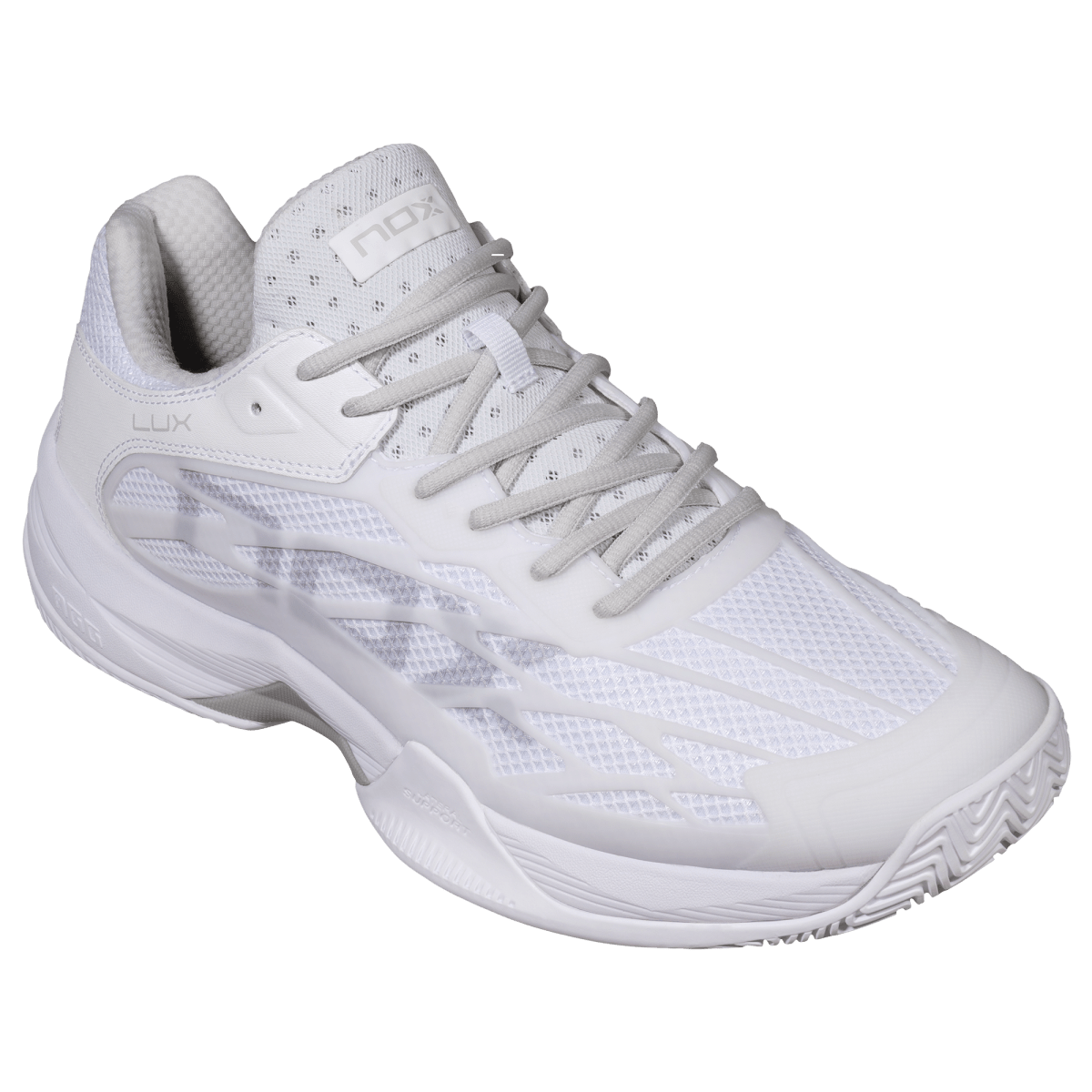 Zapatillas de Pádel AT10 LUX Blanco/Gris - NOX2026Zapatillas
