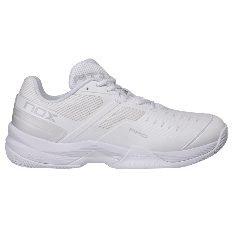 Zapatillas de Pádel AT10 PRO Blanco/Gris - NOX2026Zapatillas