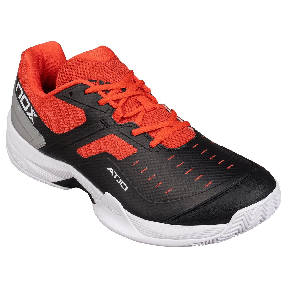 Zapatillas de pádel AT10 PRO Negro/Rojo - NOX2024Zapatillas