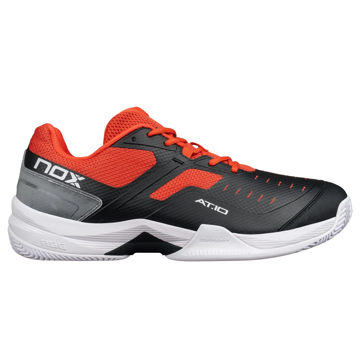Zapatillas de pádel AT10 PRO Negro/Rojo - NOX2024Zapatillas