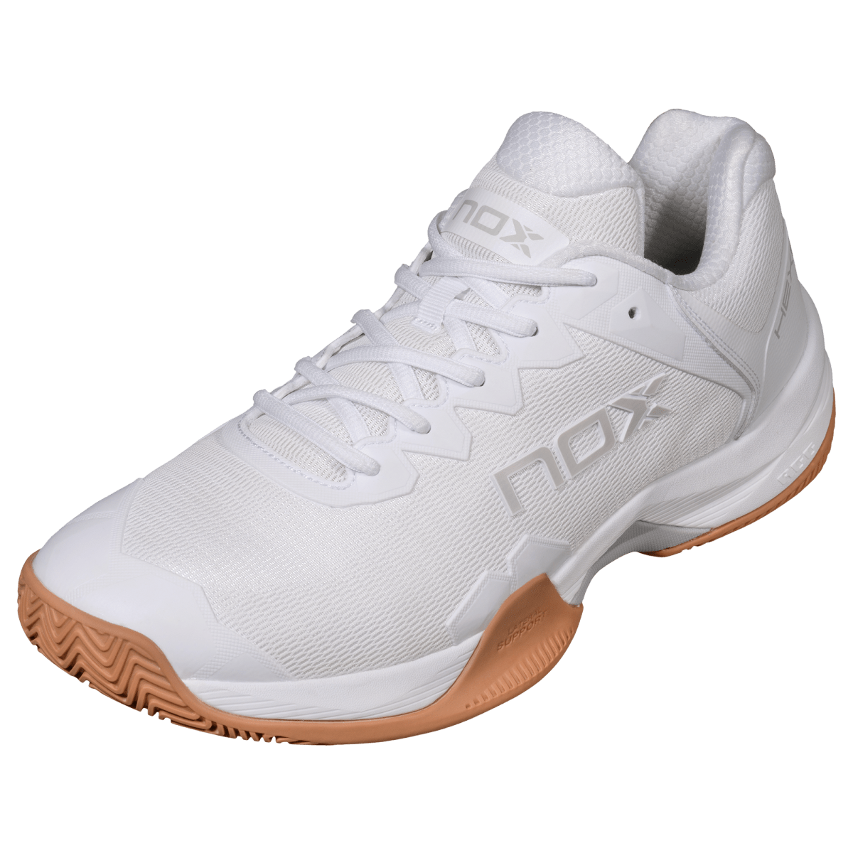 Zapatillas de Pádel ML10 HEXA Blanco/Suela Caramelo - NOX2026Zapatillas