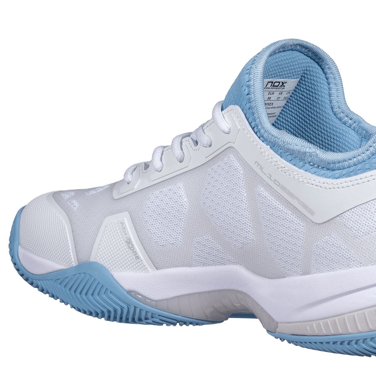 Zapatillas de Pádel NERBO Blanco/Azul Atardecer - NOX2026Zapatillas