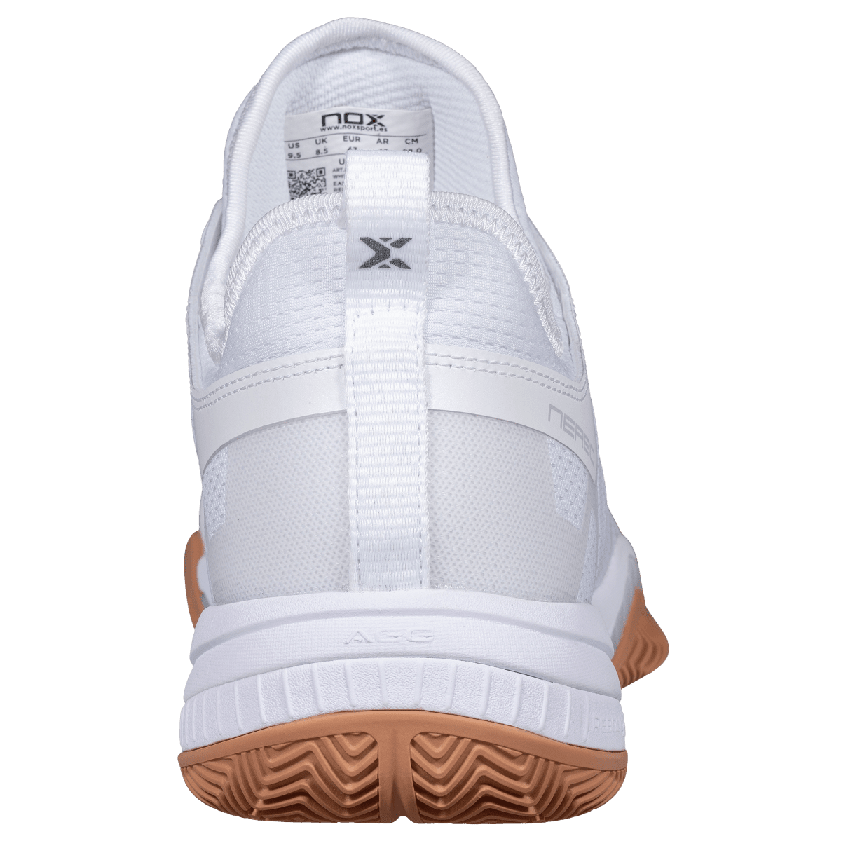 Zapatillas de Pádel NERBO Blanco/Suela Caramelo - NOX2026Zapatillas