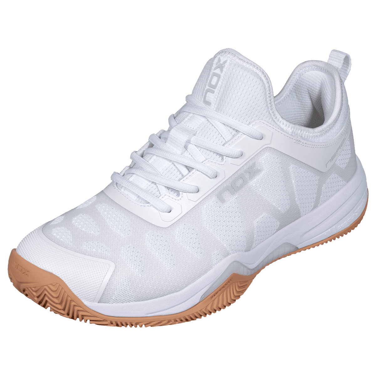 Zapatillas de Pádel NERBO Blanco/Suela Caramelo - NOX2026Zapatillas