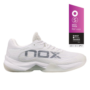 Zapatillas de pádel Nox AT10 LUX Blanco/Gris - NOX