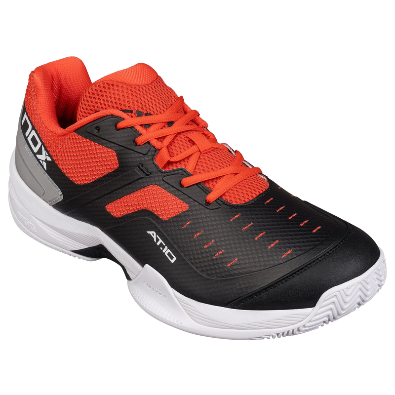 Zapatillas de pádel AT10 PRO Negro/Rojo
