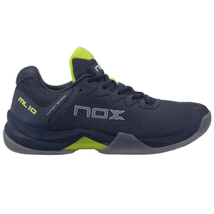 Zapatillas de Pádel NOX ML10 HEXA Azul Marino y Lima Neón - NOX